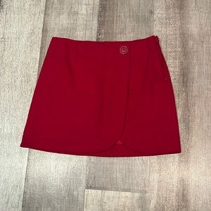 H&M Red Mini Skirt